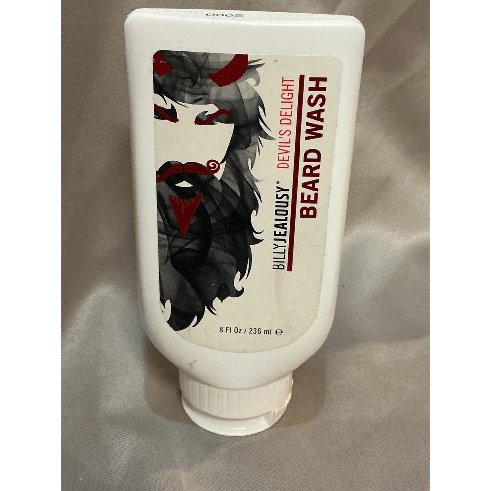 Billy Jealousy Beard Wash Mens 8oz White Excellent Devils Delight Sandalwood new